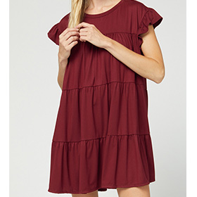 This a very lightweight knit dress very comfortable and perfect to run errands or a casual setting either out or at home. Goes perfect with sandals, boots or sneackers. Plus is non-sheer!